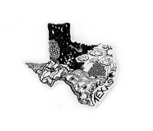 Texas State  4" stickers