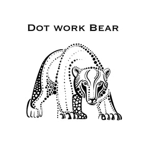 Dot work Bear Tattoo Artwork