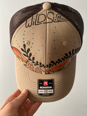Forest Mushrooms trucker hat + free sticker