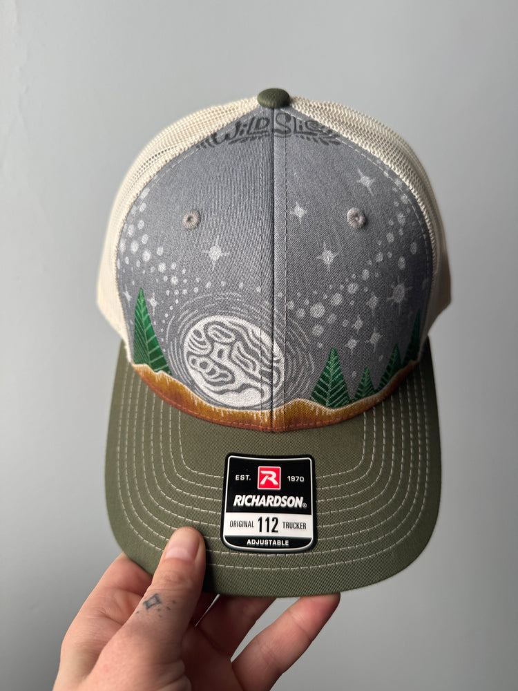 Full Moon Forest trucker hat