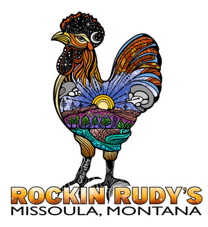 Custom art for ROCKIN Rudy’s rooster