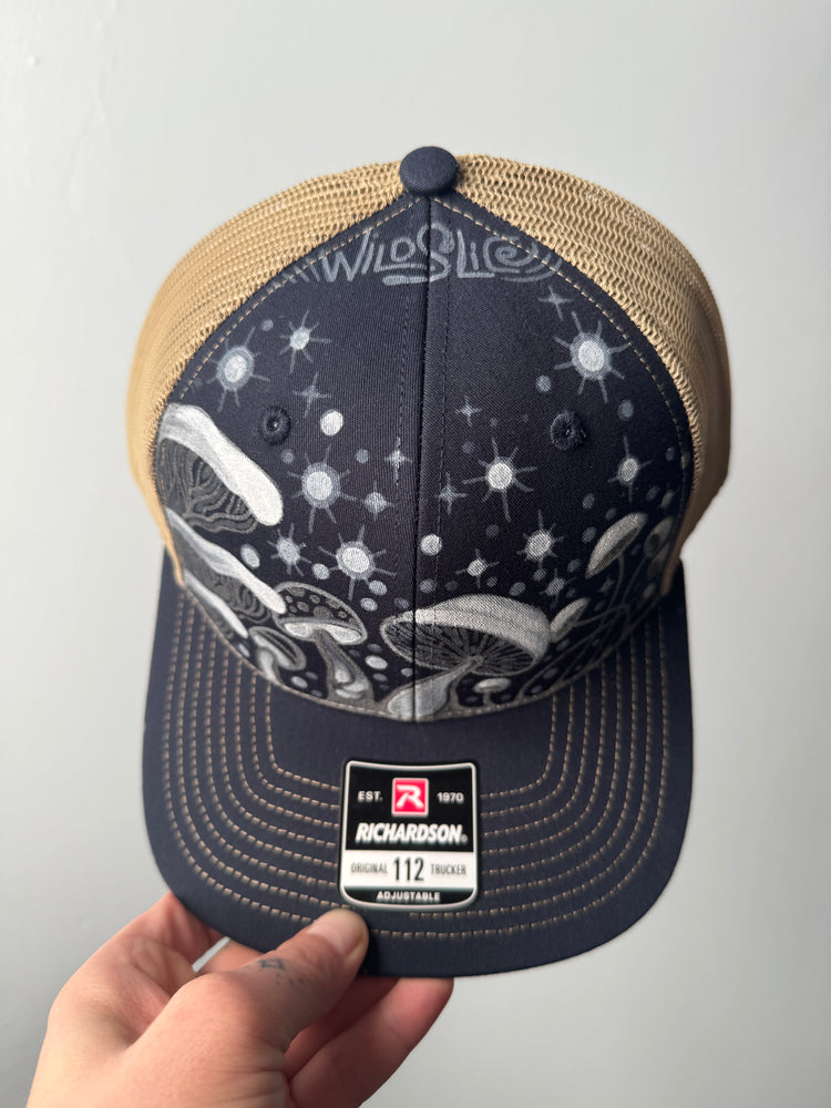 Midnight Mushrooms trucker hat