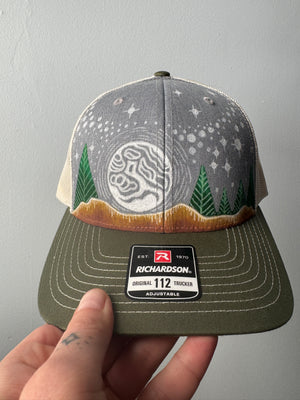 Full Moon Forest trucker hat