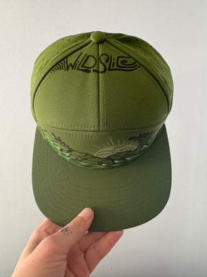 Fern mountain trucker hat