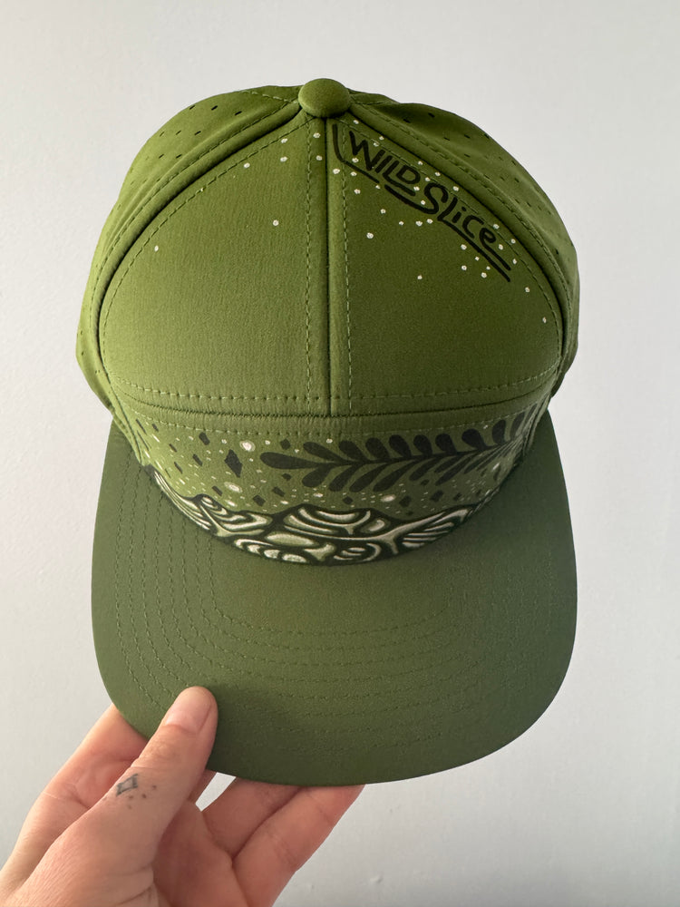 Green mountain trucker hat