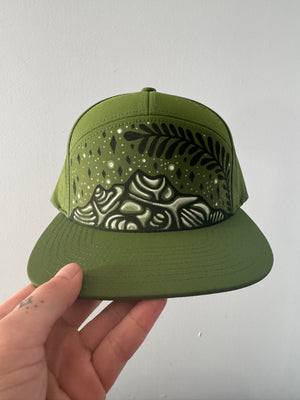 Green mountain trucker hat