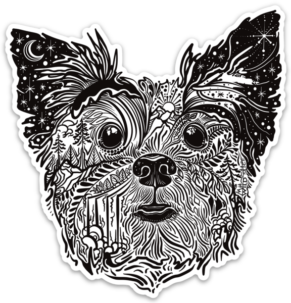 Yorkie Yorkshire Terrier Dog Sticker