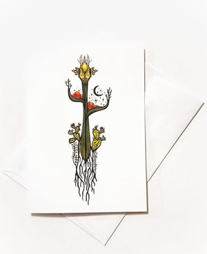 NEW Rootling Greeting card set of 4