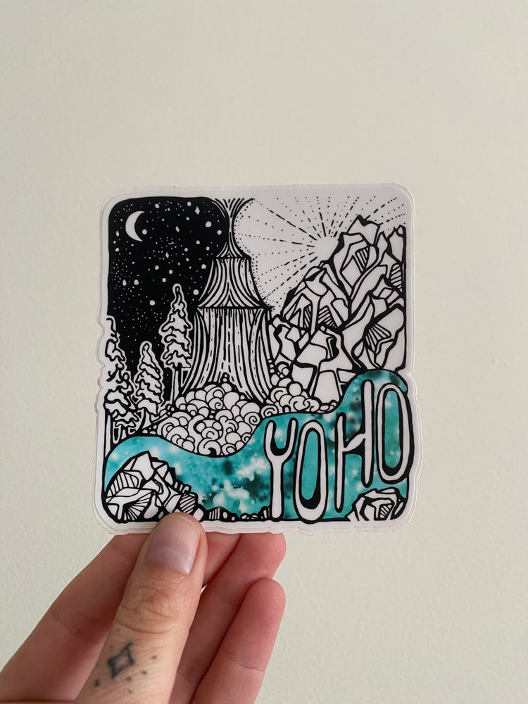 Yoho National Park 4” sticker