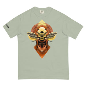 Geometric Honeybee Unisex garment-dyed heavyweight t-shirt