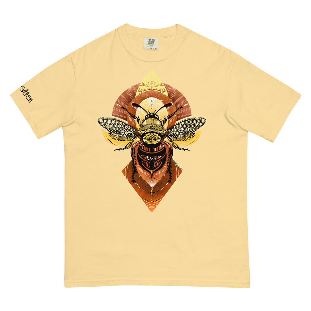 Geometric Honeybee Unisex garment-dyed heavyweight t-shirt