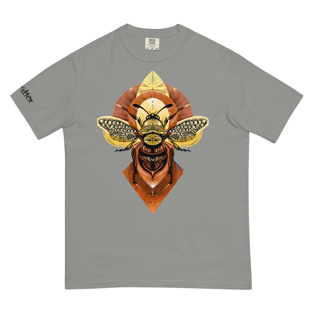 Geometric Honeybee Unisex garment-dyed heavyweight t-shirt