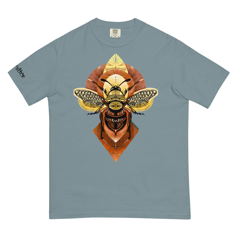 Geometric Honeybee Unisex garment-dyed heavyweight t-shirt