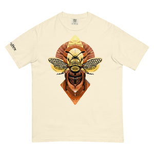 Geometric Honeybee Unisex garment-dyed heavyweight t-shirt