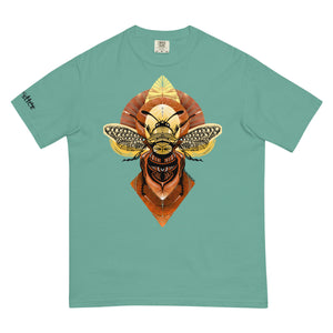 Geometric Honeybee Unisex garment-dyed heavyweight t-shirt