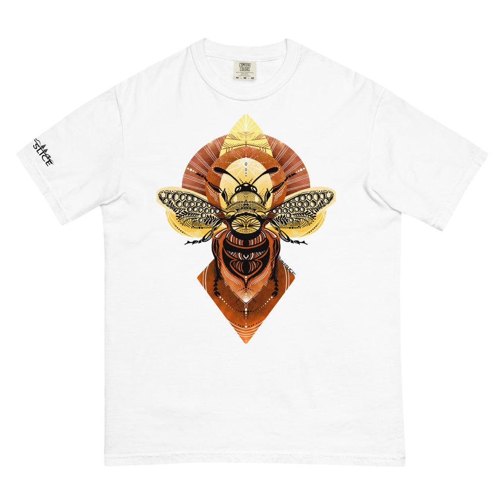 Geometric Honeybee Unisex garment-dyed heavyweight t-shirt