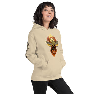 Geometric Honeybee Unisex Hoodie