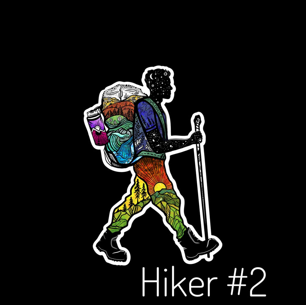 
            
                Load image into Gallery viewer, Hiker Guy #2 Stickers
            
        