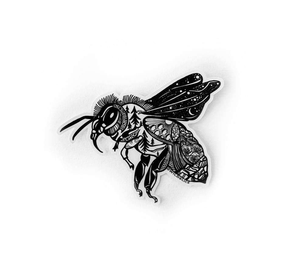 Honeybee sticker 4”