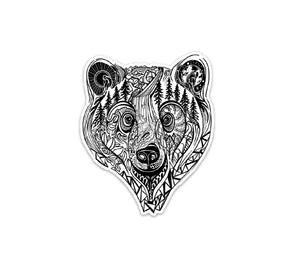 URSA the Grizzly Bear 3” sticker