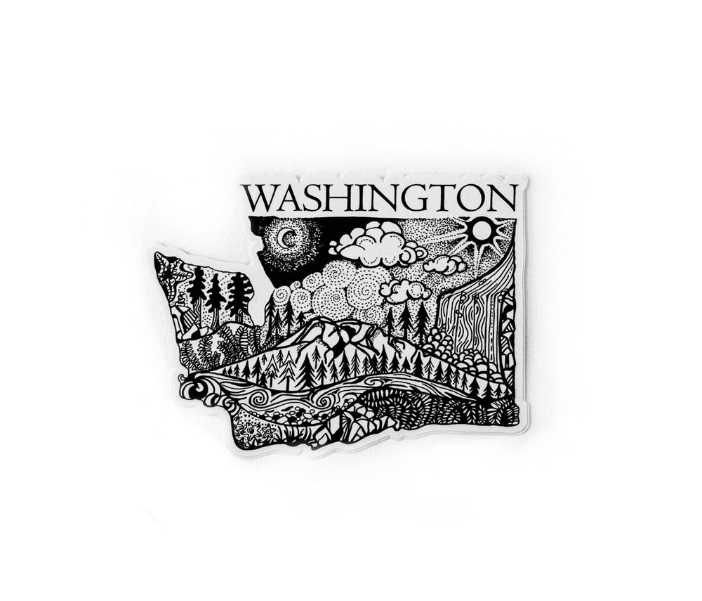 Washington State  4" stickers
