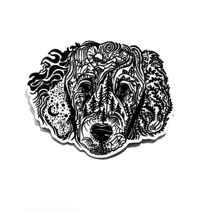 
            
                Load image into Gallery viewer, Poodle Goldendoodle Labradoodle Dog Sticker
            
        