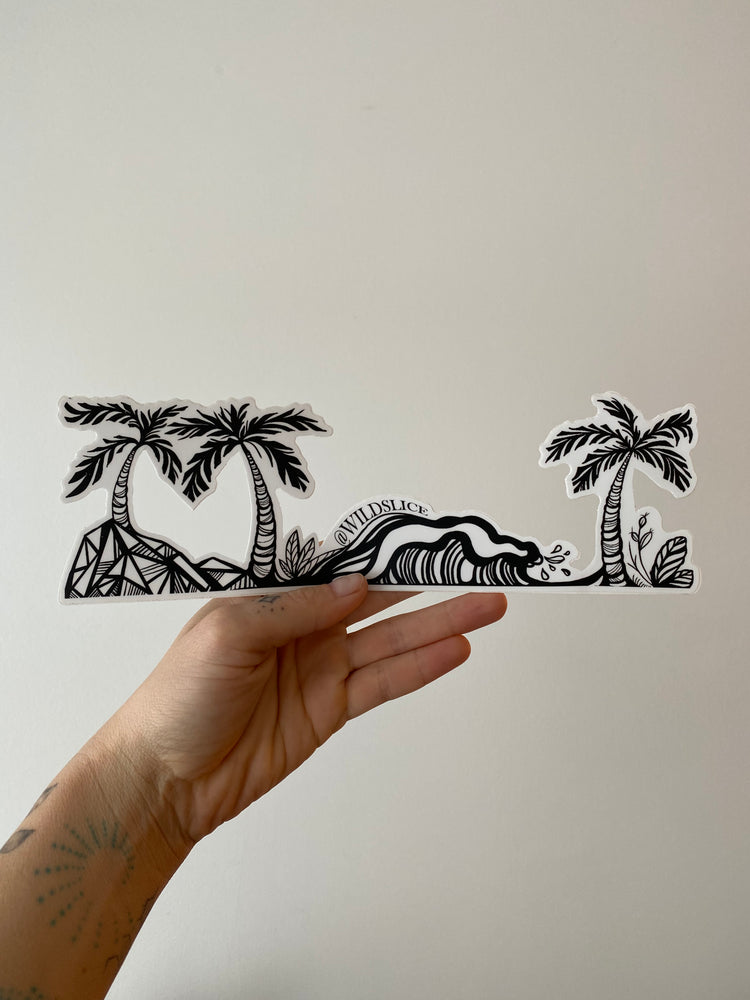 Tropical Vibes Wrap Stickers 5pack for $12