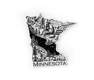Minnesota State 4" sticker