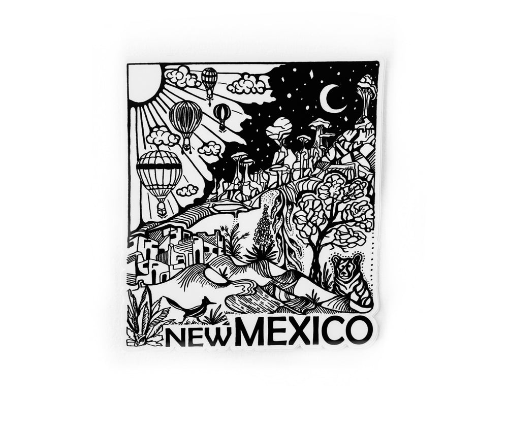 
            
                Load image into Gallery viewer, New Mexico State  4&amp;quot; sticker
            
        