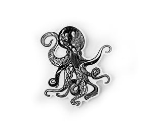 
            
                Load image into Gallery viewer, Poseidon the Octopus Sticker 4&amp;quot; sticker
            
        