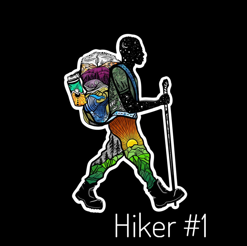 Hiker Guy #2 Stickers