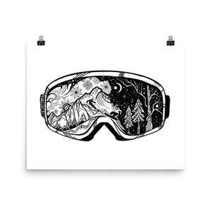 Ski/Snowboard Goggles Poster