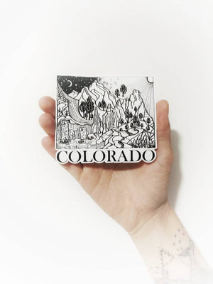 Colorado State  4" sticker