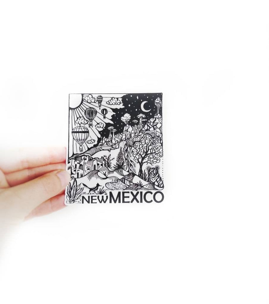 New Mexico State  4" sticker