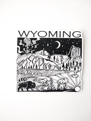 
            
                Load image into Gallery viewer, Wyoming State  4&amp;quot; stickers
            
        