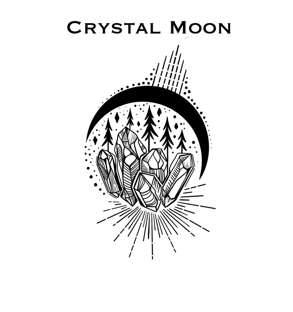 Crystal Moon Tattoo Artwork
