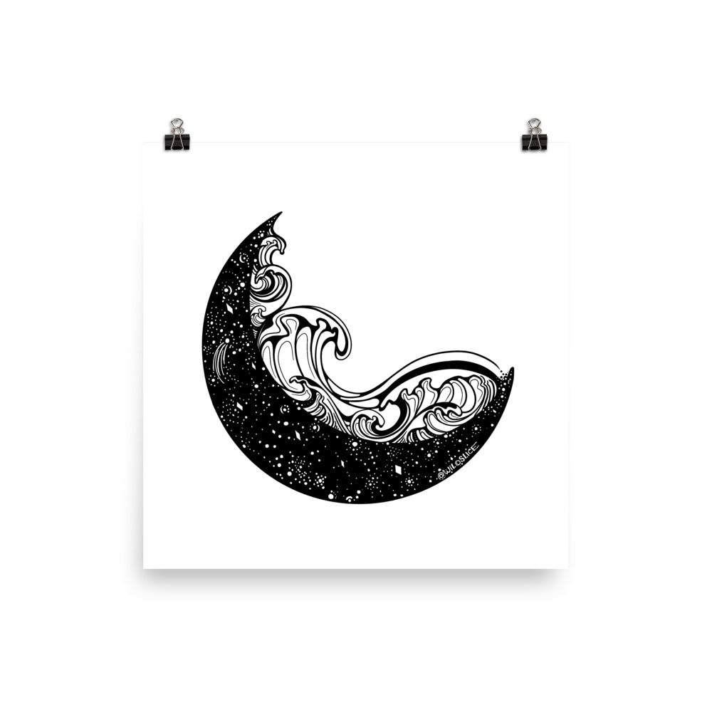 
            
                Load image into Gallery viewer, Ocean Moon Poster Print
            
        